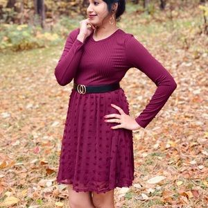 Dress- Burgundy, US6